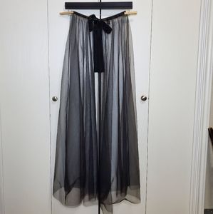 Victoria Secret full length sheer wrap skirt one size